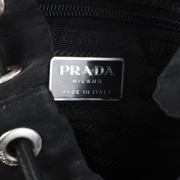 Prada Saffiano-Trimmed Tessuto Backpack - Picture 16 of 16